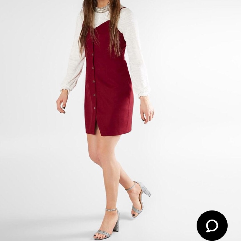 Button up red Gimmicks dress
